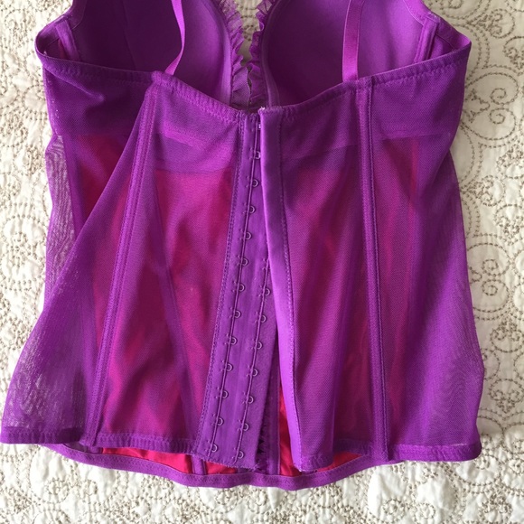 Never worn! VS pink and purple corset - Picture 2 of 4